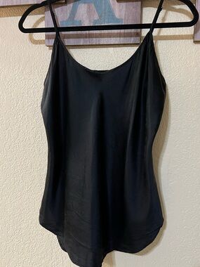Fishers Finery Black Washable Camisole